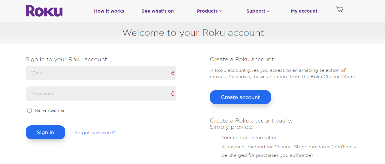 roku account