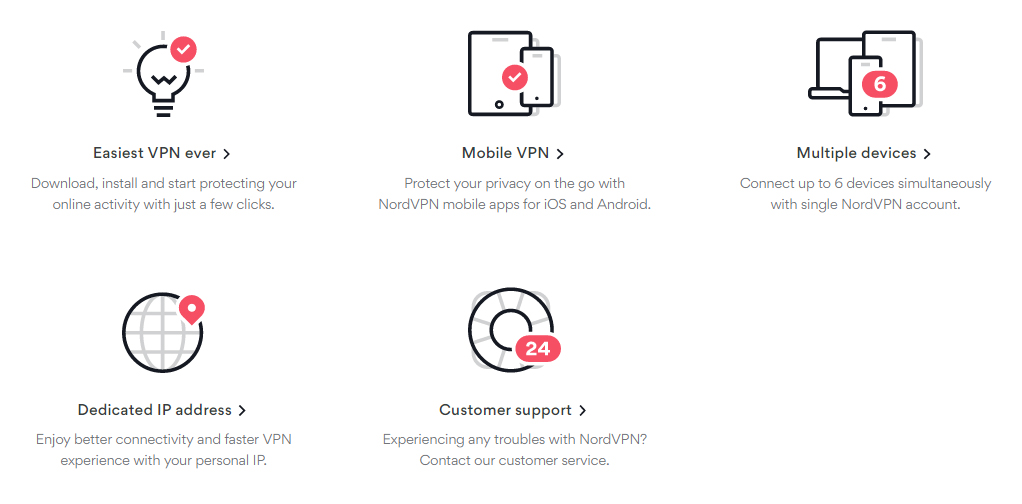 nord vpn extra features